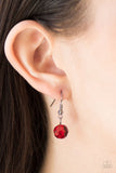 Paparazzi "Still Killin It" Red Necklace & Earring Set Paparazzi Jewelry