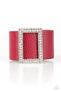 Paparazzi "STUNNING For You" Red Wrap Bracelet Paparazzi Jewelry