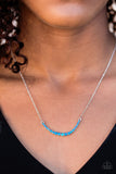 Paparazzi "Rockin Rhinestones" Blue Necklace & Earring Set Paparazzi Jewelry