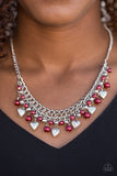 Paparazzi "Self Love" Red Necklace & Earring Set Paparazzi Jewelry