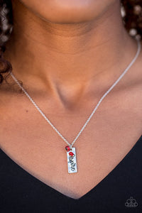 Paparazzi "Aspire" Red Necklace & Earring Set Paparazzi Jewelry
