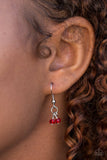 Paparazzi "Aspire" Red Necklace & Earring Set Paparazzi Jewelry