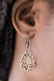 Paparazzi "Industrial Shine" Brass Earrings Paparazzi Jewelry