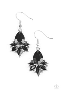 Paparazzi "Glam Up" Black Earrings Paparazzi Jewelry