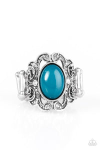 Paparazzi "Pasadena Princess" Blue Ring Paparazzi Jewelry