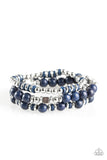 Paparazzi "Bermuda Beauty" Blue Bracelet Paparazzi Jewelry