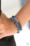 Paparazzi "Bermuda Beauty" Blue Bracelet Paparazzi Jewelry