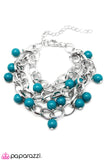 Paparazzi "Links of Luxury - Blue" bracelet Paparazzi Jewelry