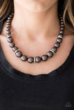 Paparazzi "You Had Me At Pearls" Black Necklace & Earring Set Paparazzi Jewelry