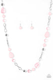 Paparazzi "Lost Safari" Pink Necklace & Earring Set Paparazzi Jewelry