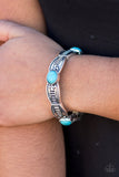 Paparazzi "Mayan Majesty" Blue Bracelet Paparazzi Jewelry