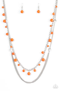 Paparazzi "Color Spree" Orange Necklace & Earring Set Paparazzi Jewelry