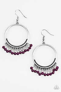 Paparazzi "The World Is A Jungle" Purple arrings Paparazzi Jewelry