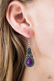 Paparazzi "Looking Suave" Purple Earrings Paparazzi Jewelry