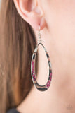 Paparazzi "Sparkling Since Birth" Pink Earrings Paparazzi Jewelry