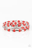 Paparazzi "Just CONGO With It" Red Wrap Bracelet Paparazzi Jewelry