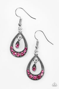 Paparazzi "Downtown Princess" Pink Earrings Paparazzi Jewelry