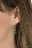 Paparazzi "I WHEEL, If You WHEEL" Green Necklace & Earring Set Paparazzi Jewelry