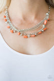 Paparazzi "Canyon Escape" Orange Necklace & Earring Set Paparazzi Jewelry