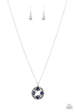 Paparazzi "Eyes On The Prize" Blue Necklace & Earring Set Paparazzi Jewelry