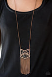 Paparazzi "TRIBAL By Fire" Copper Necklace & Earring Set Paparazzi Jewelry