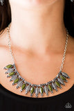 Paparazzi "Jungle Jamboree" Green Necklace & Earring Set Paparazzi Jewelry