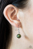 Paparazzi "Be A Boss" Green Necklace & Earring Set Paparazzi Jewelry