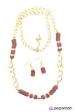 Paparazzi "Splash of Sophistication - Brown" necklace Paparazzi Jewelry