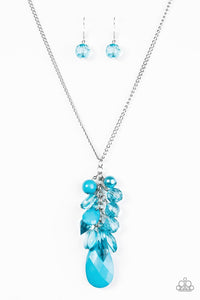 Paparazzi "Keepin It Colorful" Blue Necklace & Earring Set Paparazzi Jewelry