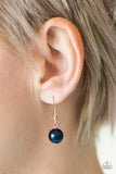 Paparazzi "Dramatically Diva" Blue Necklace & Earring Set Paparazzi Jewelry