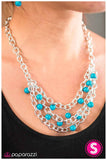 Paparazzi "Draped in Radiance - Blue" necklace Paparazzi Jewelry