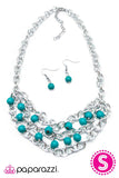 Paparazzi "Draped in Radiance - Blue" necklace Paparazzi Jewelry