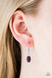 Paparazzi "Canyon Cavalier" Purple Necklace & Earring Set Paparazzi Jewelry