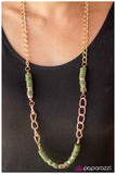 Paparazzi "Splash of Sophistication - Green" necklace Paparazzi Jewelry