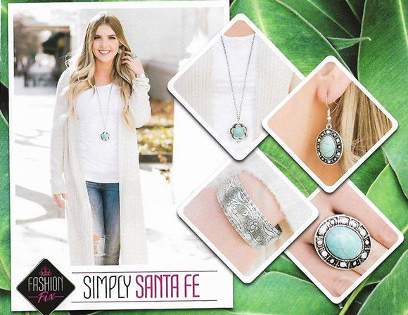 Paparazzi FASHION FIX Simply Santa Fe February 2018 Complete Trend Blend Paparazzi Jewelry