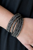 Paparazzi "Attitude is Everything" Black Wrap Bracelet Paparazzi Jewelry