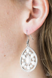 Paparazzi "Pretty Princess" White Earrings Paparazzi Jewelry