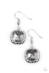 Paparazzi "Turn On The Swag" Silver Earrings Paparazzi Jewelry