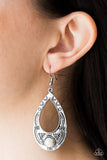 Paparazzi "South Pacific" White Earrings Paparazzi Jewelry