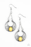 Paparazzi "Anasazi Sands" Yellow Earrings Paparazzi Jewelry