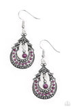 Paparazzi "Holi" Purple Earrings Paparazzi Jewelry