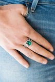 Paparazzi "Wheres My Prince?" Green Ring Paparazzi Jewelry