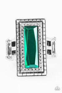 Paparazzi "Titleholder" Green Ring Paparazzi Jewelry