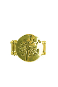 Paparazzi "Fine and Dandelion" Gold Ring Paparazzi Jewelry