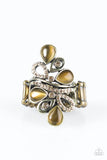 Paparazzi "MOONBEAMING With Pride" Brass with Brown Moonstone Ring Paparazzi Jewelry