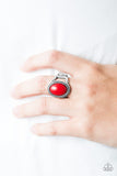 Paparazzi "Country Crew" Red Ring Paparazzi Jewelry