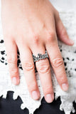 Paparazzi "When You Believe" Silver Tone  Engraved "BELIEVE" Ring Paparazzi Jewelry