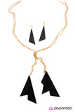 Paparazzi "The Road Less Traveled - Black" necklace Paparazzi Jewelry