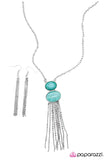 Paparazzi "Natural Instincts - Blue" necklace Paparazzi Jewelry