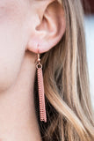 Paparazzi "Chicly Casual" Copper Necklace & Earring Set Paparazzi Jewelry